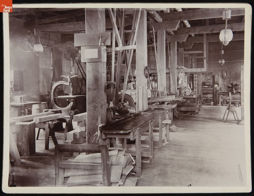 Wood Shop at the Fort Wayne Electrical Corporation, circa 1894