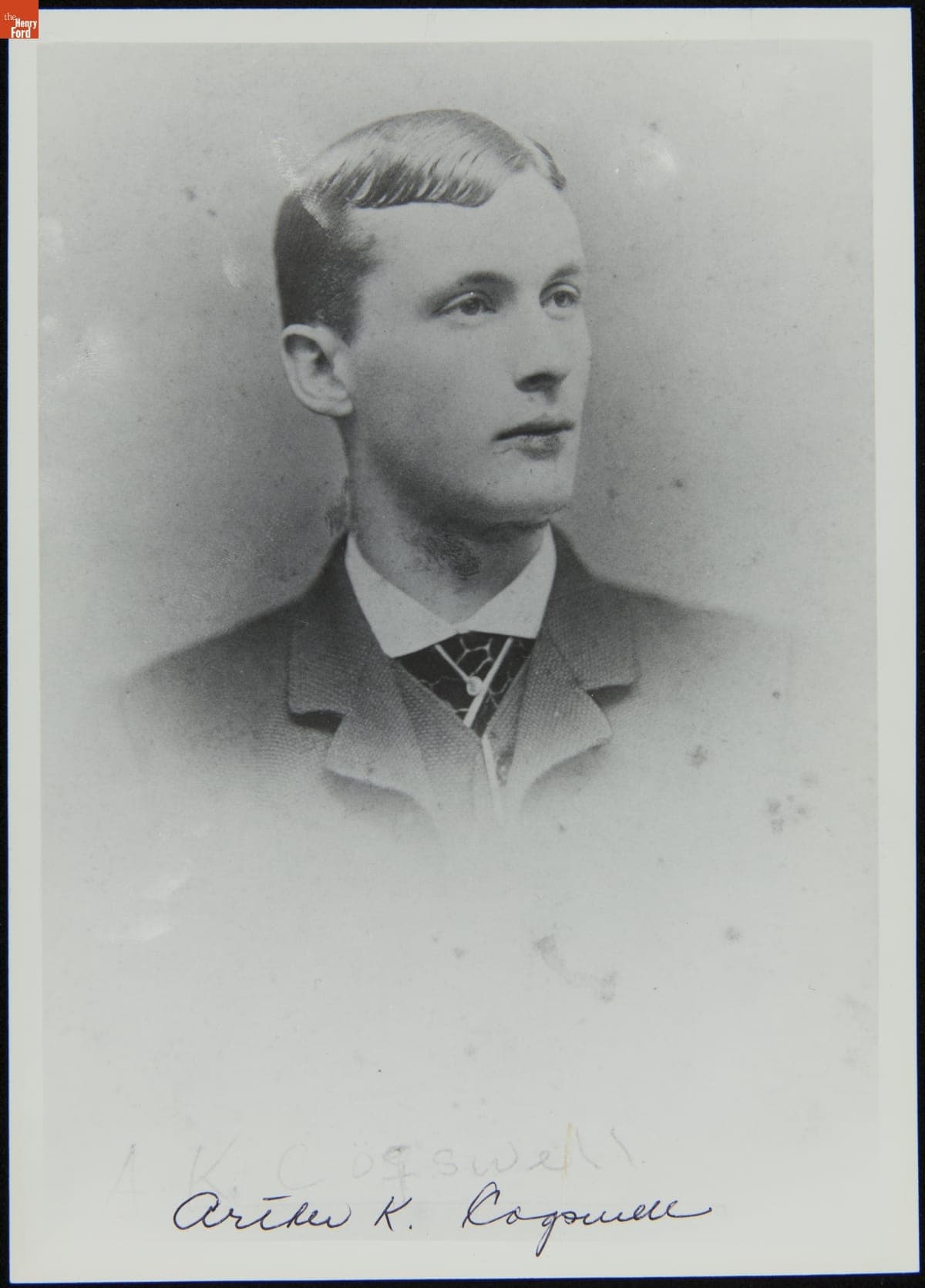 Portrait of Arthur K. Cogswell, circa 1885