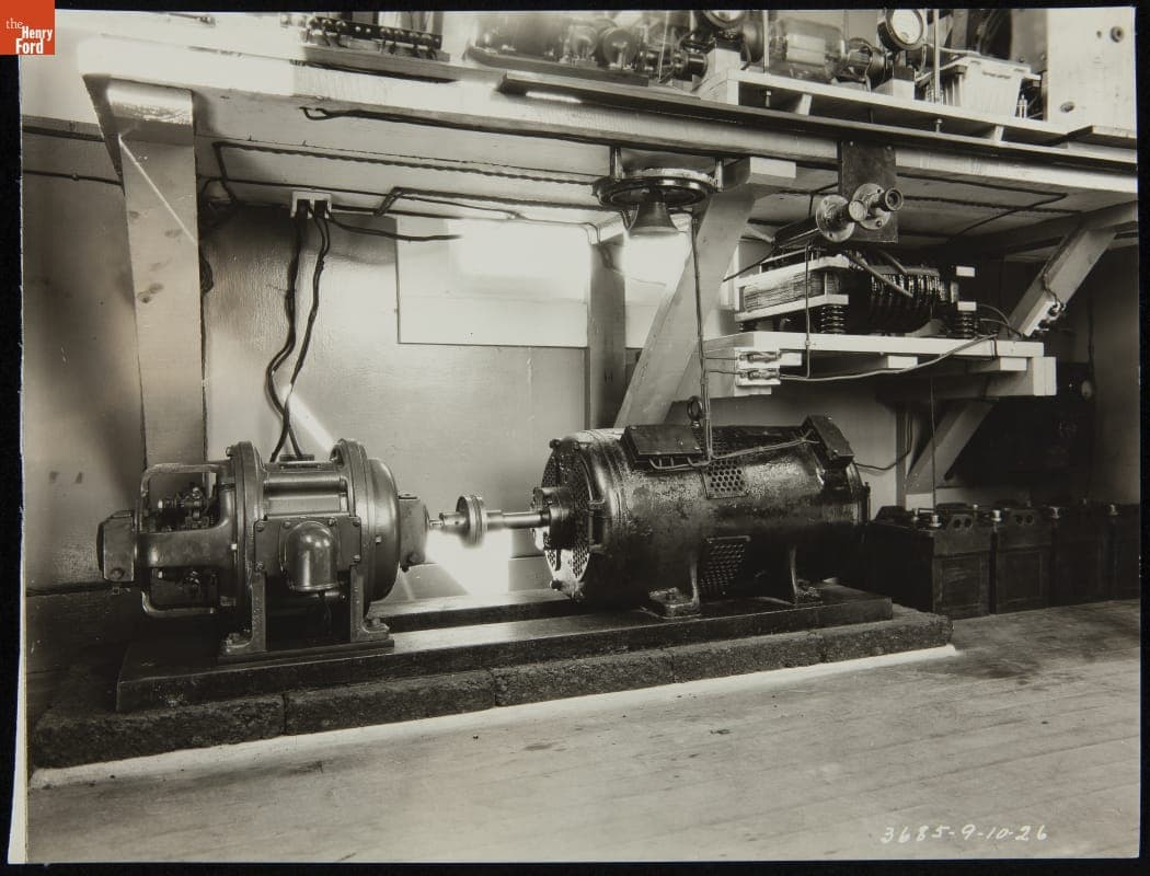 Equipment Inside the Radio Beacon Station Building at Ford Airport, September 10, 1926