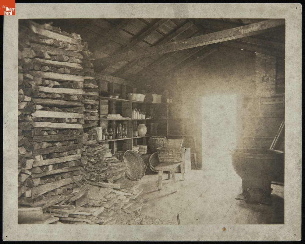 Woodshed inside Ford Home (Henry Ford's Birthplace)
