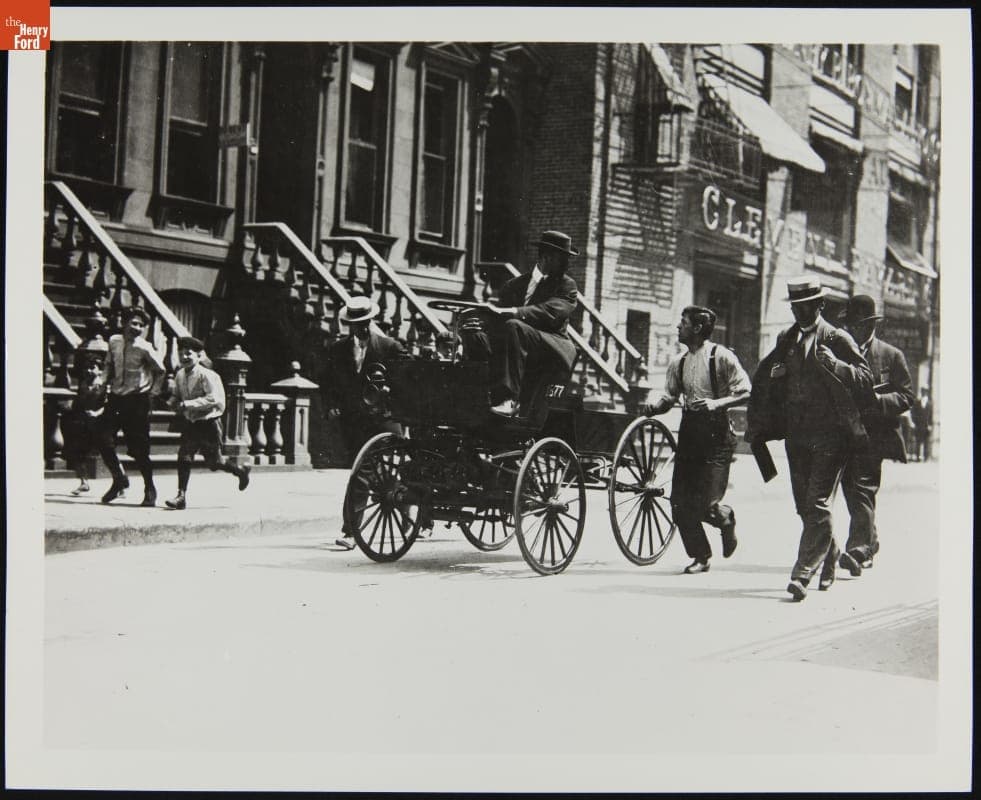 Driving the 1907 Selden Motor Buggy during the Selden Patent Suit