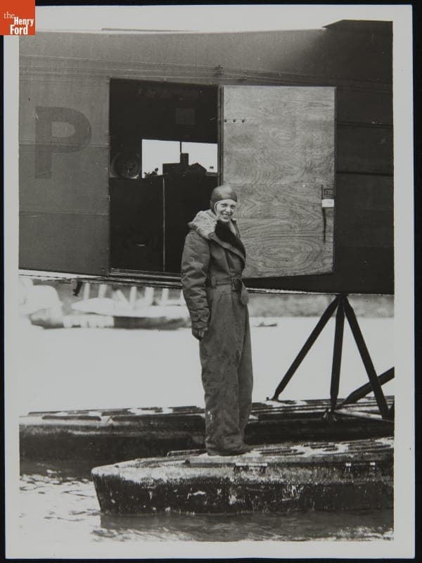 Amelia Earhart Leaving Burry Port in the "Friendship," June 19, 1928