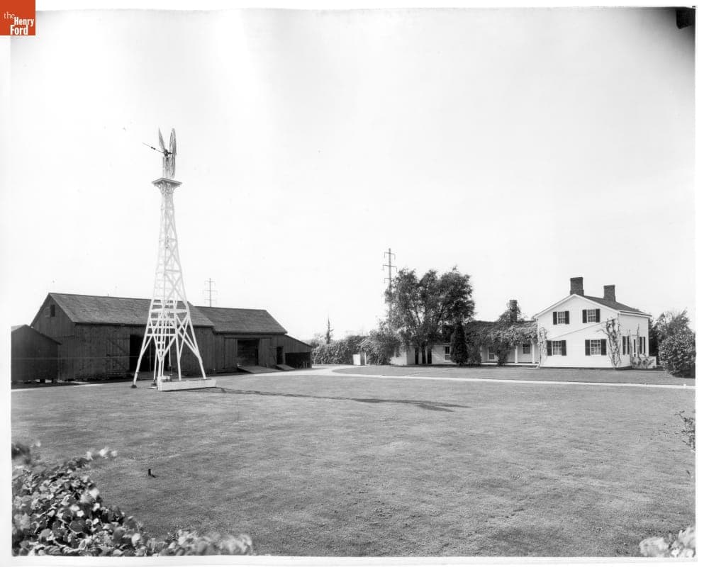 Ford Home (Henry Ford's Birthplace) at Its Original Site, Dearborn, Michigan, 1930