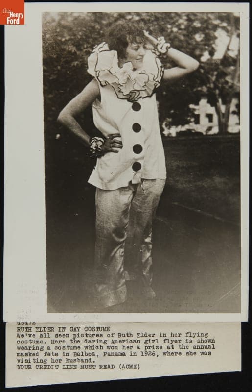 Ruth Elder in her Prize Winning Costume, Balboa, Panama, 1926