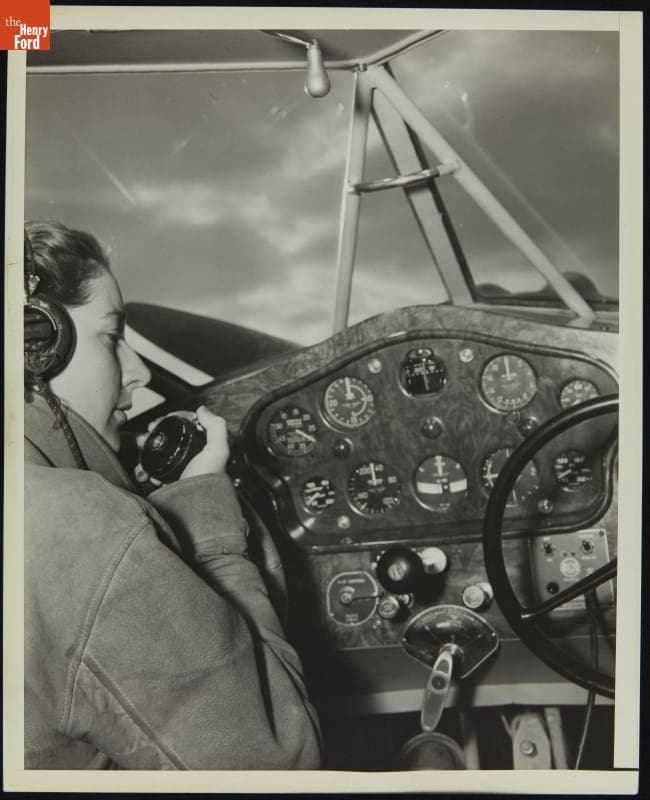 Flight Instructor Barbara Kibbee, Civilian Pilot Training Program, November 21, 1939
