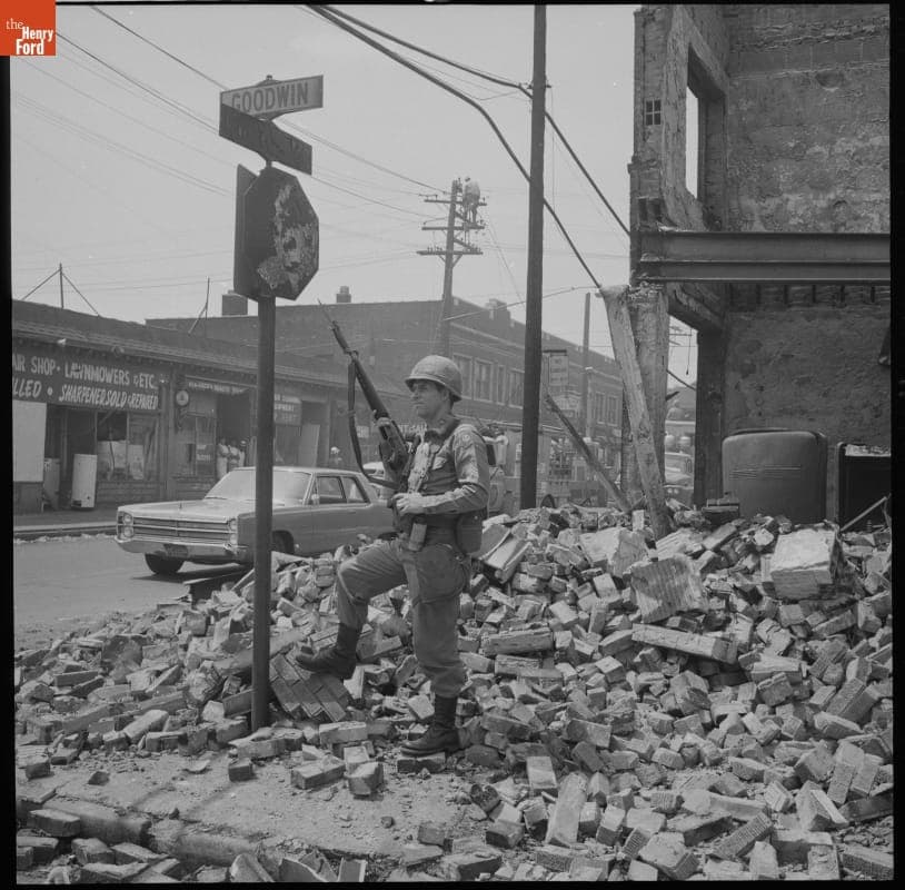 Detroit Edison Damage Assessment, Detroit, Michigan, 1967