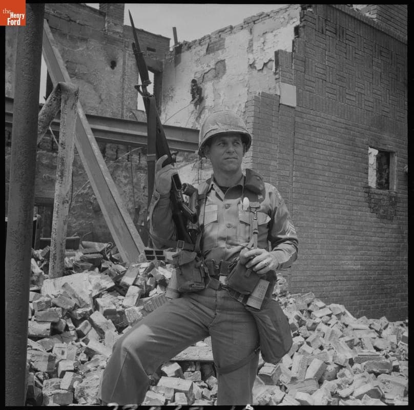 Detroit Edison Damage Assessment, Detroit, Michigan, 1967