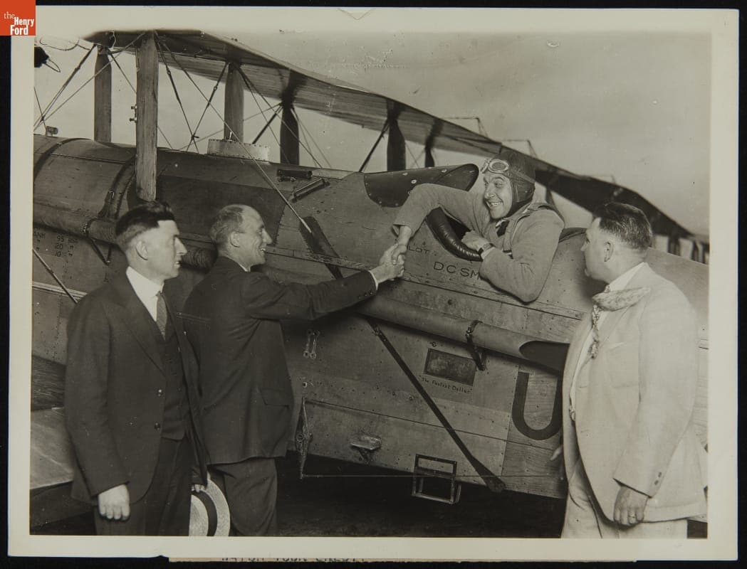 First Regular Flight on Overnight Air Mail Route from New York to Chicago, July 1, 1925