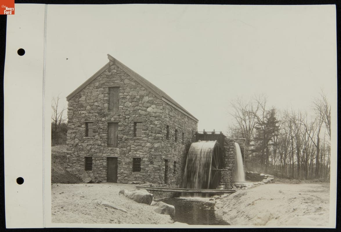 Gristmill near the Wayside Inn, Sudbury, Massachusetts, circa 1928