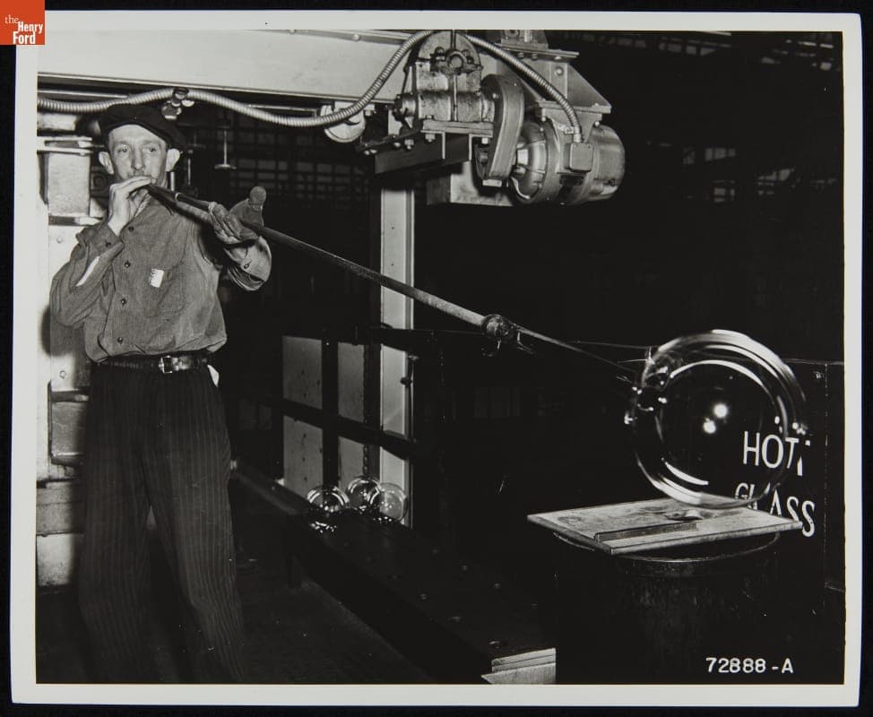 Testing Batches of Glass at the Ford Rouge Glass Plant, 1940