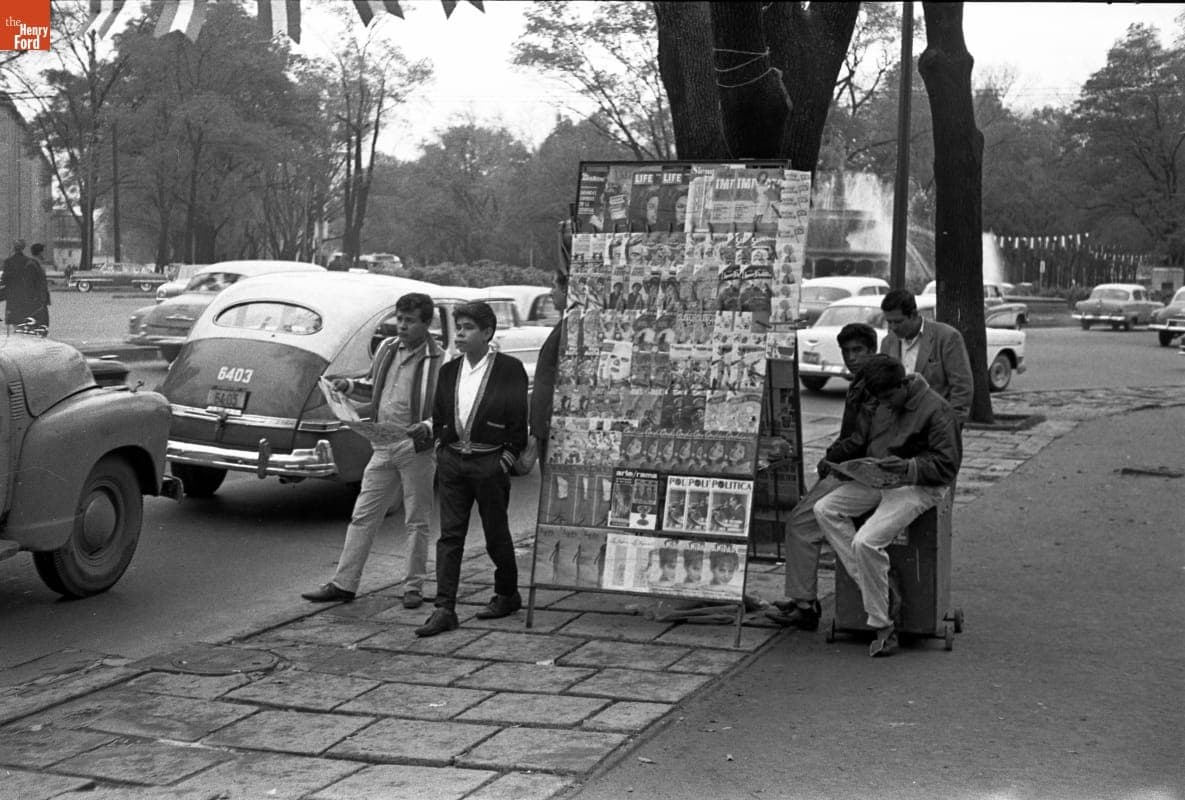 Photo by Jack Brady While Visiting Mexico City for the 1963 Mexican Grand Prix (II Gran Premio de Mexico), October 1963
