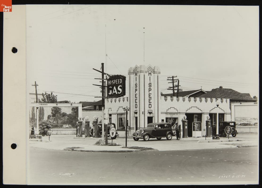 Paul Hammond Co. Super Service Station, Puritan and Wyoming Streets, Detroit, Michigan, August 1934