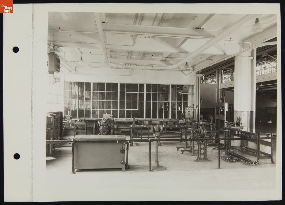 Machine Tools in the Automobile Service Area, Ford Highland Park Plant, 1931