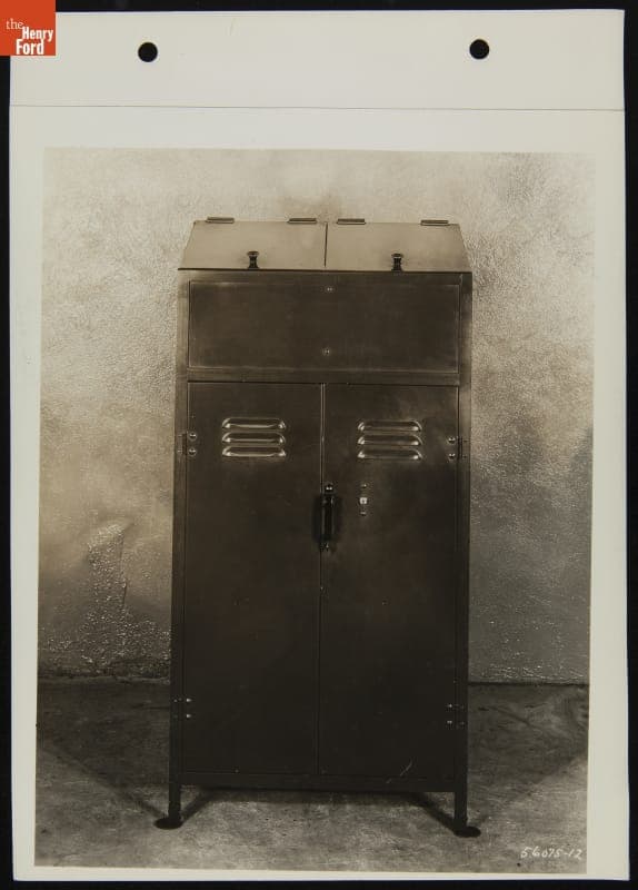 Equipment Locker, Automobile Sales and Service at Ford Highland Park Plant, 1931