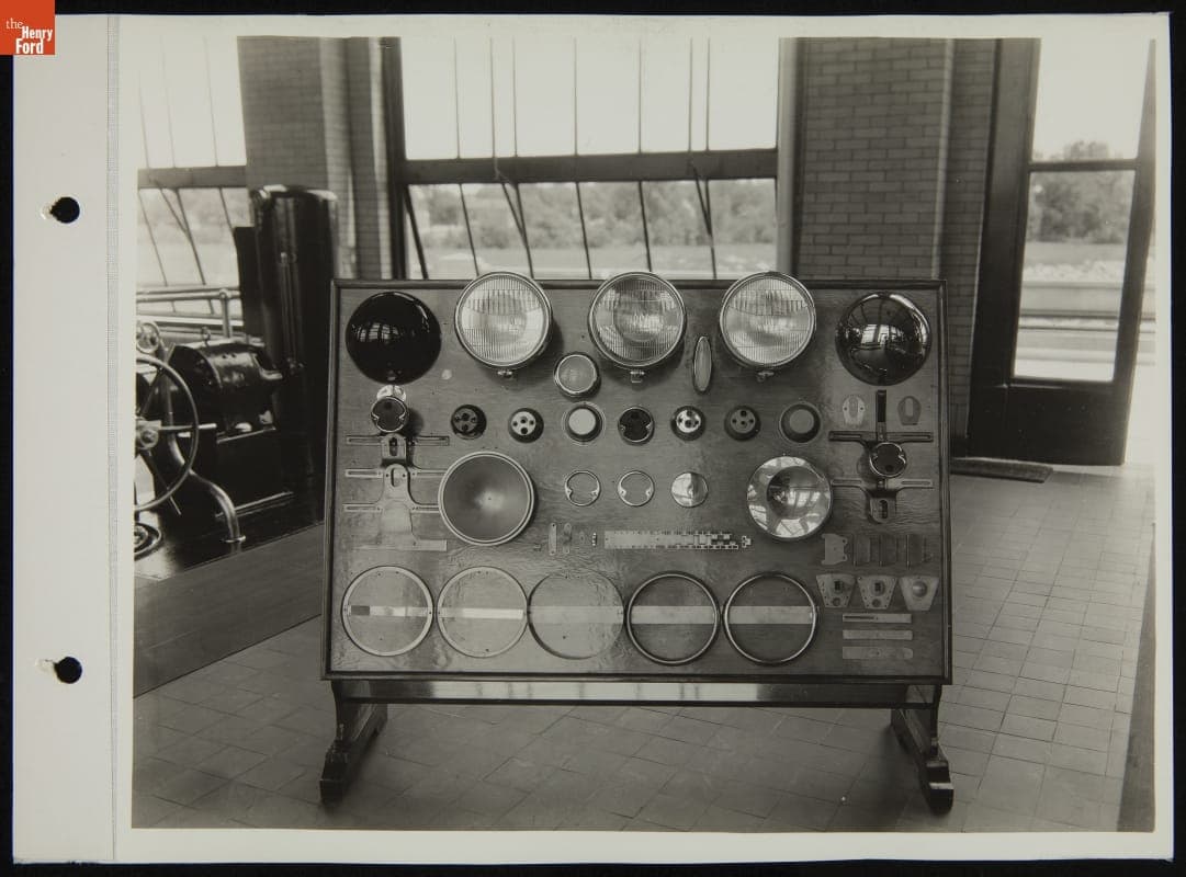 Commercial Exhibit at the Ford Highland Park Plant, "Making Ford Head Lamps at Flat Rock," June 1932