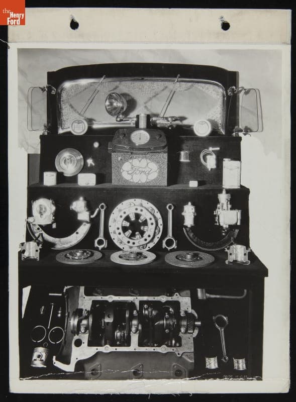 Ford Automobile Accessory Display Stand, December 1933