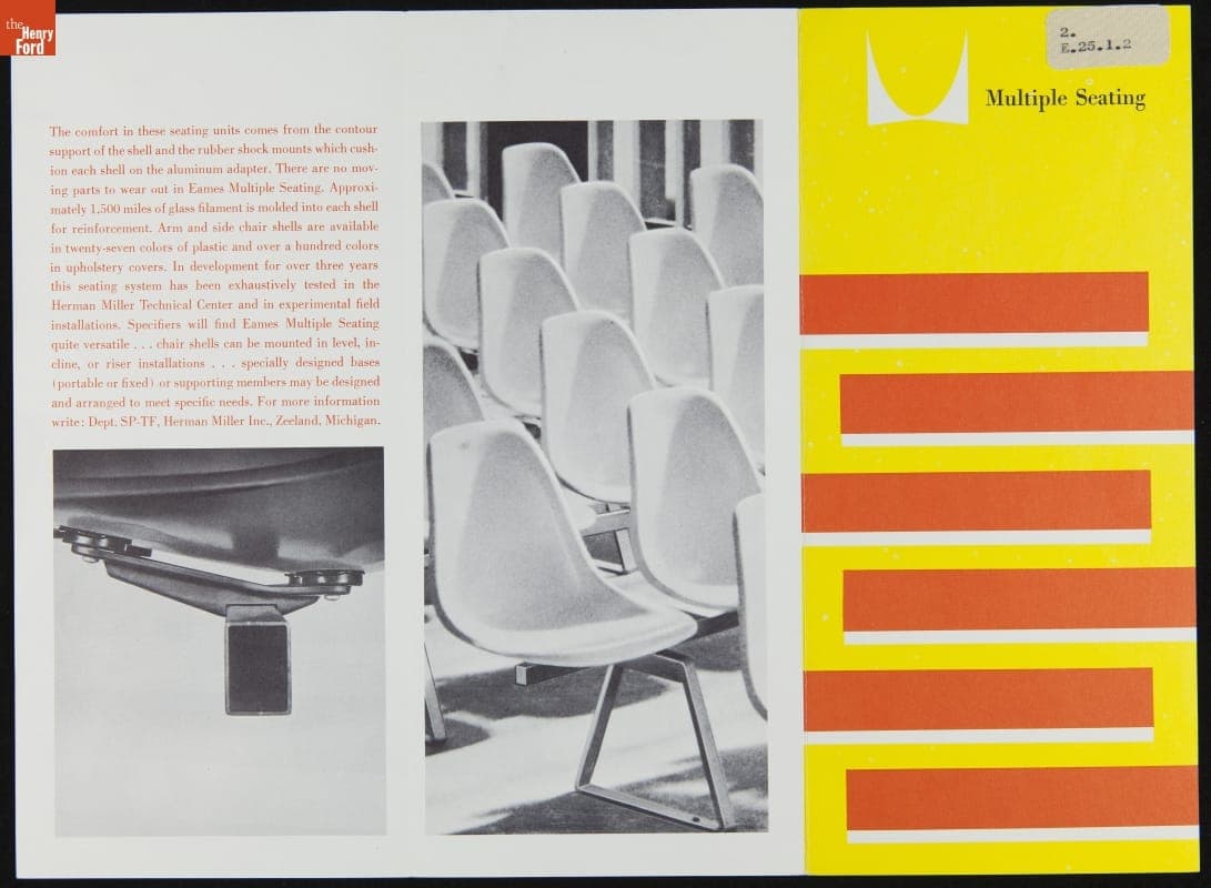 Herman Miller Sales Brochure, 1960, "Multiple Seating"