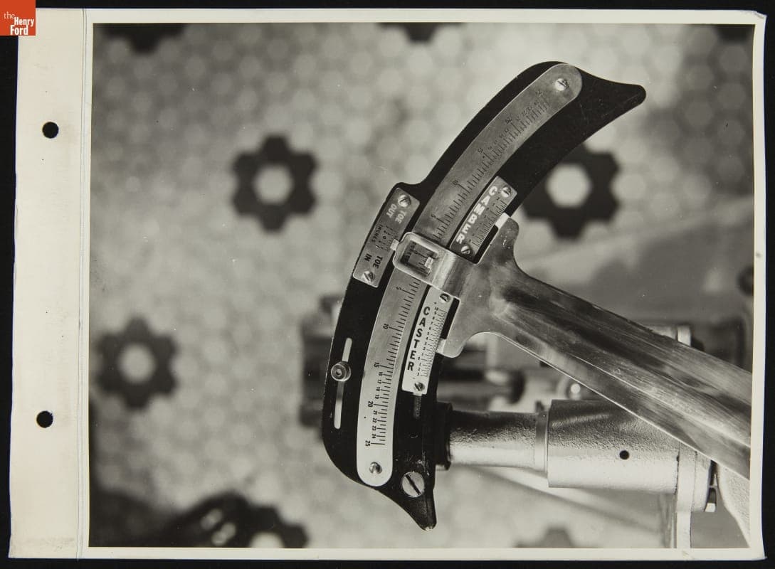 Bean Wheel Alignment Equipment Exhibit, December 1935