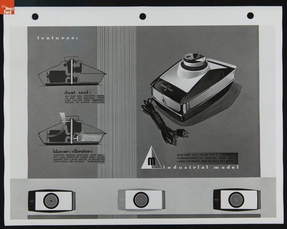 Morris Sharp Industrial Model Pencil Sharpener, 1959