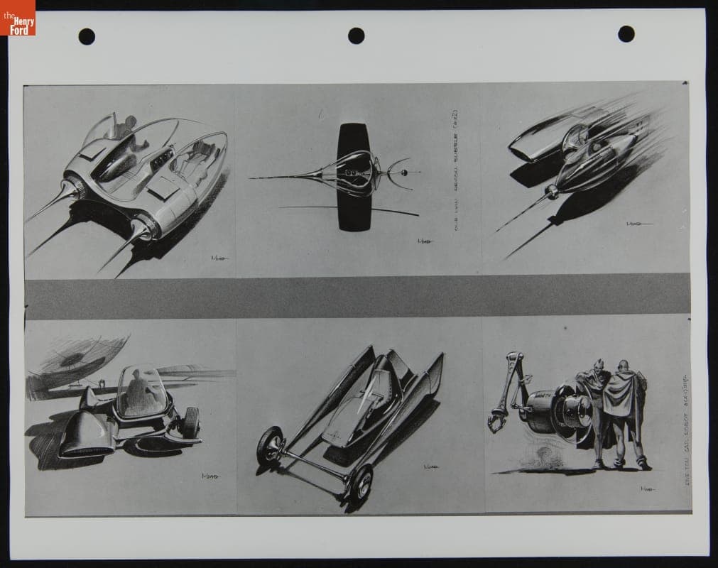 Futuristic Automotive Renderings, 1959