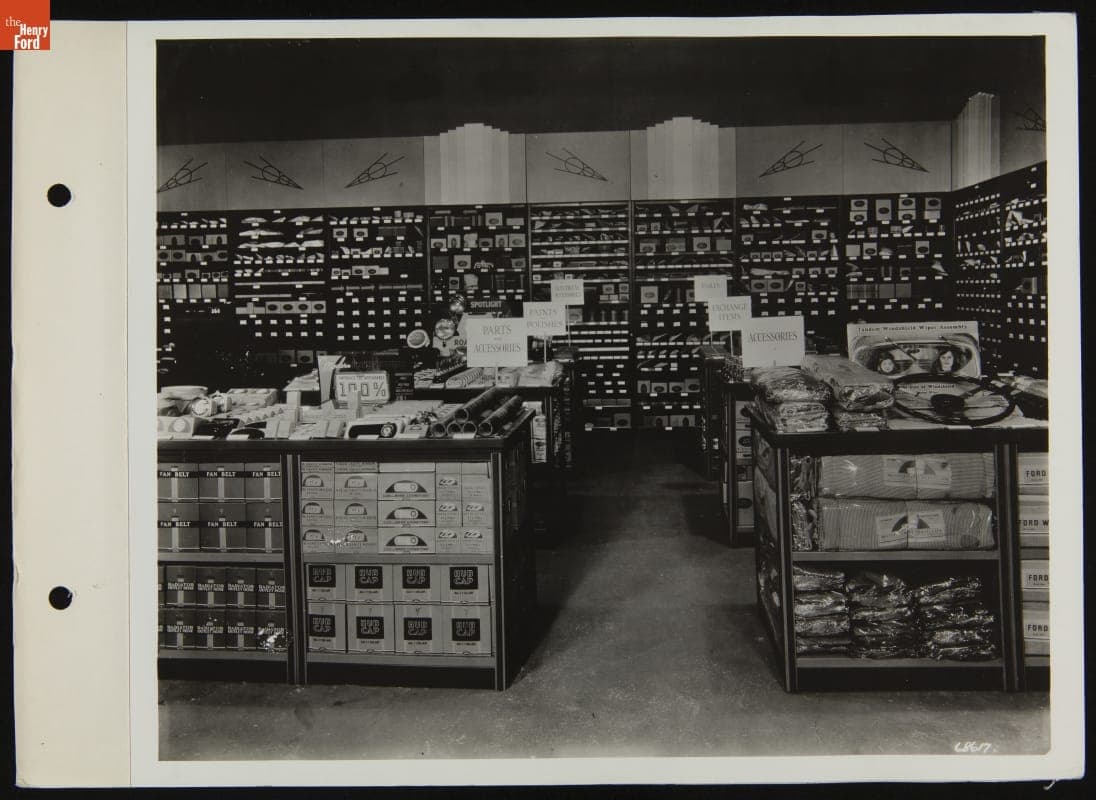 Dealer's Open Parts Bins, Memphis, Tennessee, August 1937