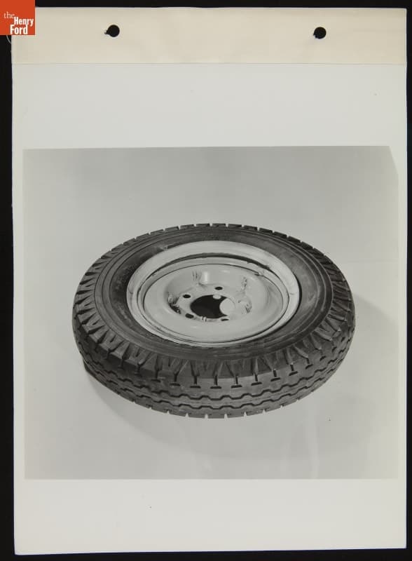 Truck Wheel and Tire, November 1937