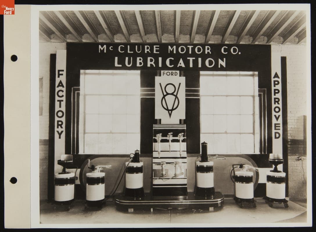 Lubrication Station at McClure Motor Company, June 1938