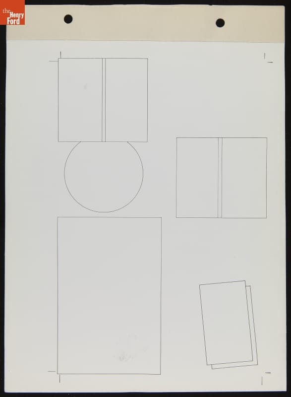 Floor Plan from Ford Merchandising Bulletin, June 1938