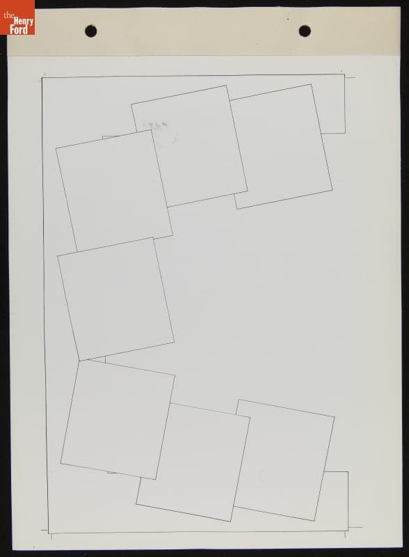 Floor Plan from Ford Merchandising Bulletin, June 1938