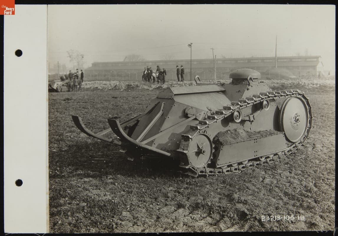New Ford Tank on Grounds North of Factory, October 5, 1918