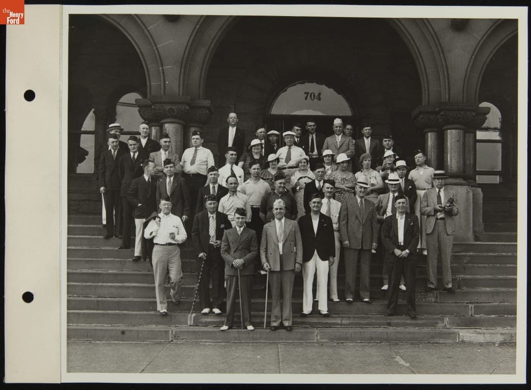 Michigan Disabled Veterans Preparing to Leave for Convention in Milwaukee, July 1936
