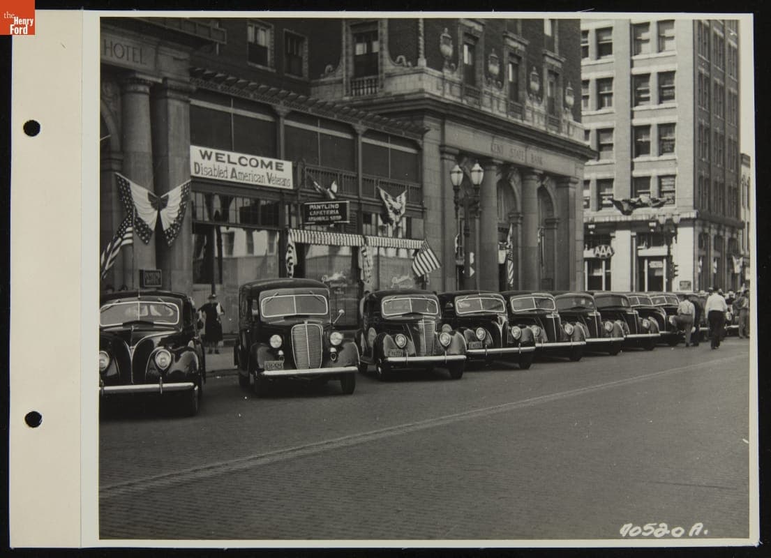 Michigan Disabled Veterans at Convention, Grand Rapids, Michigan, August 1938