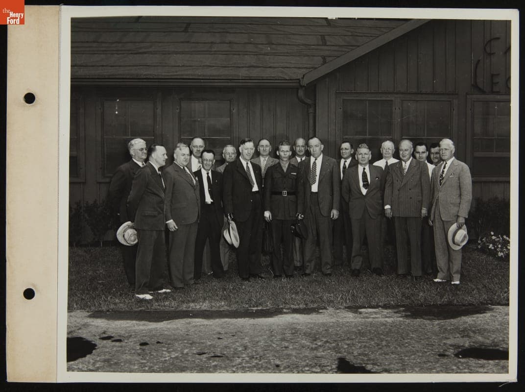 Veterans from World War I and World War II, Camp Legion, July 1944