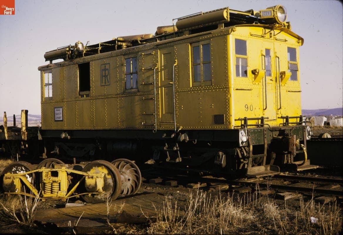Ingersoll-Rand's Diesel-Electric Locomotive #90, Phillipsburg, New Jersey, March 1970