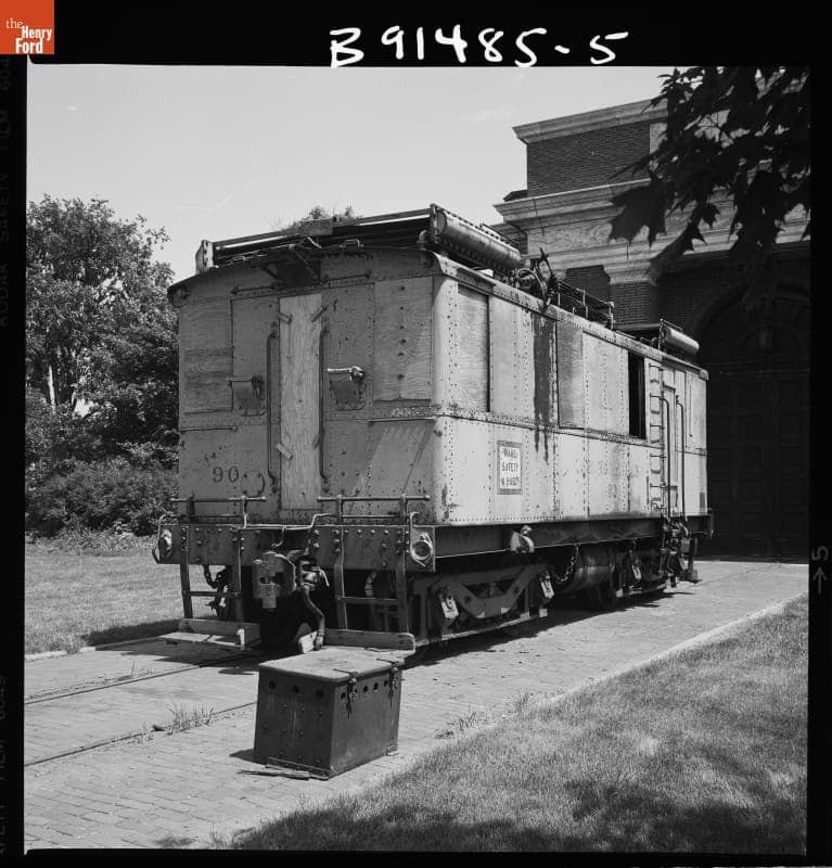 Ingersoll-Rand Diesel-Electric Locomotive #90 Before Restoration at Henry Ford Museum, 1982