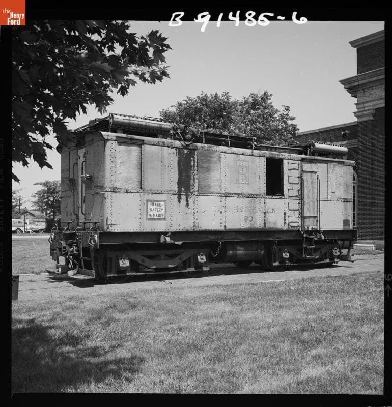Ingersoll-Rand Diesel-Electric Locomotive #90 Before Restoration at Henry Ford Museum, 1982