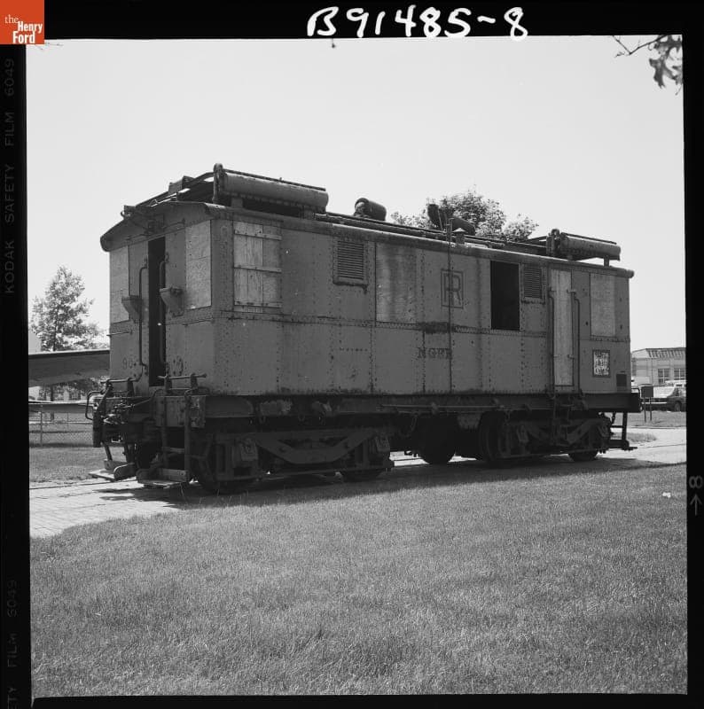 Ingersoll-Rand Diesel-Electric Locomotive #90 Before Restoration at Henry Ford Museum, 1982