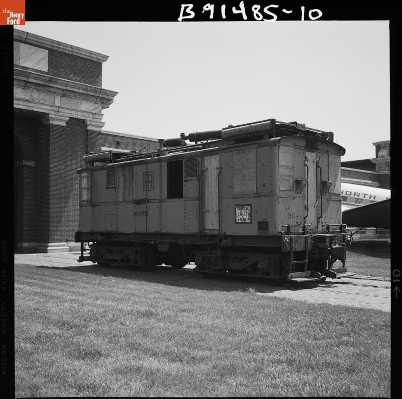 Ingersoll-Rand Diesel-Electric Locomotive #90 Before Restoration, Greenfield Village, 1982