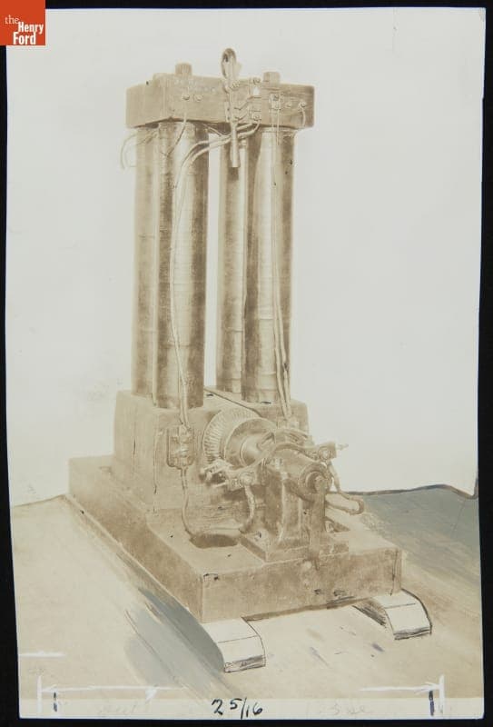 L Type Edison Dynamo at the Sunbury, Pennsylvania Edison Illuminating Company, 1883