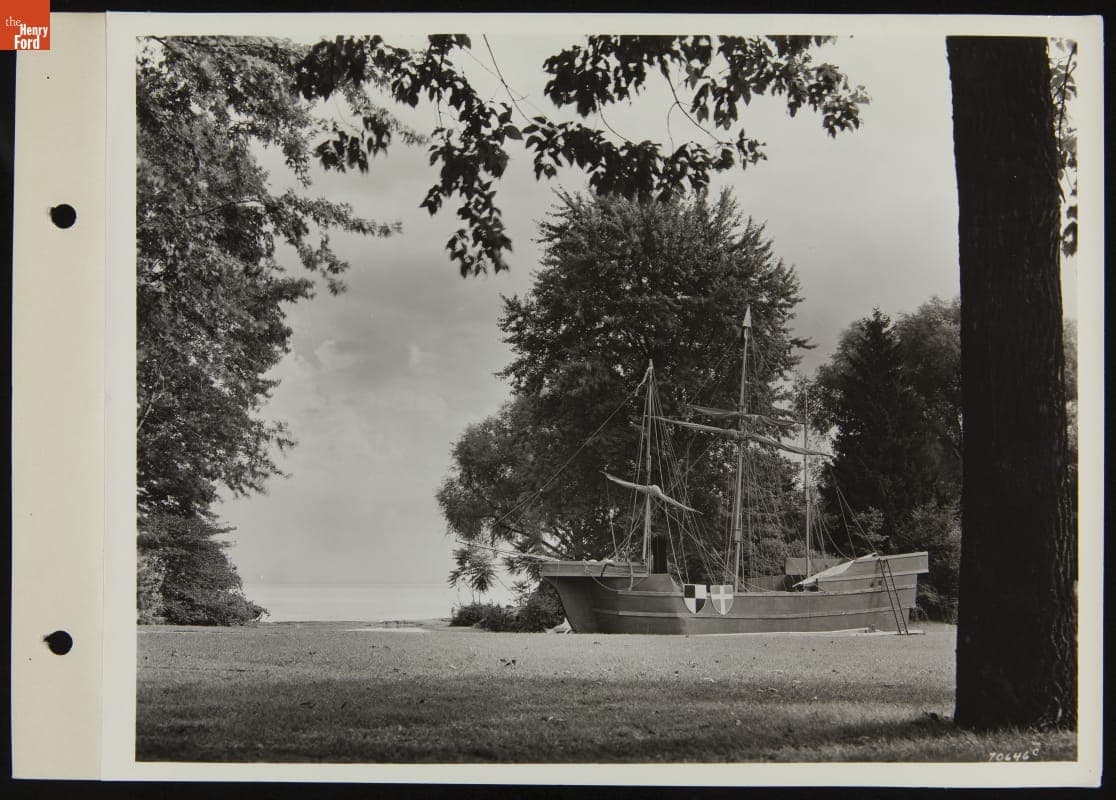 "Pirate Ship" Decoration for Henry Ford II's 21st Birthday Party, September 1938