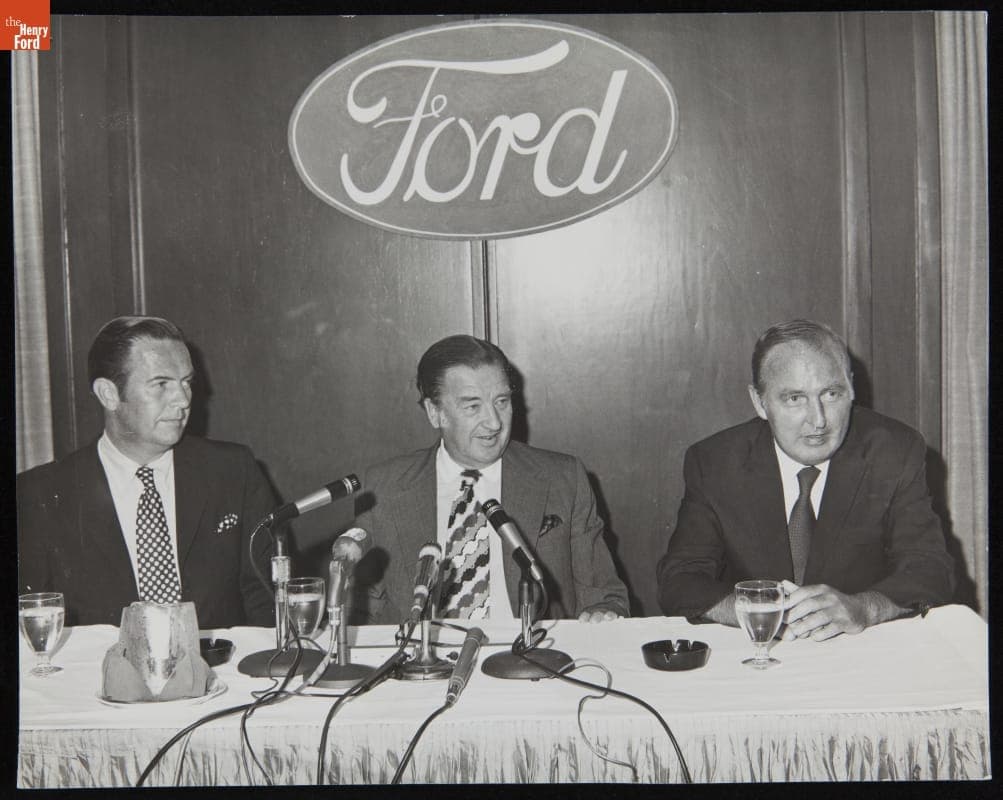 Henry Ford II at Press Conference, Philippines, March 1971