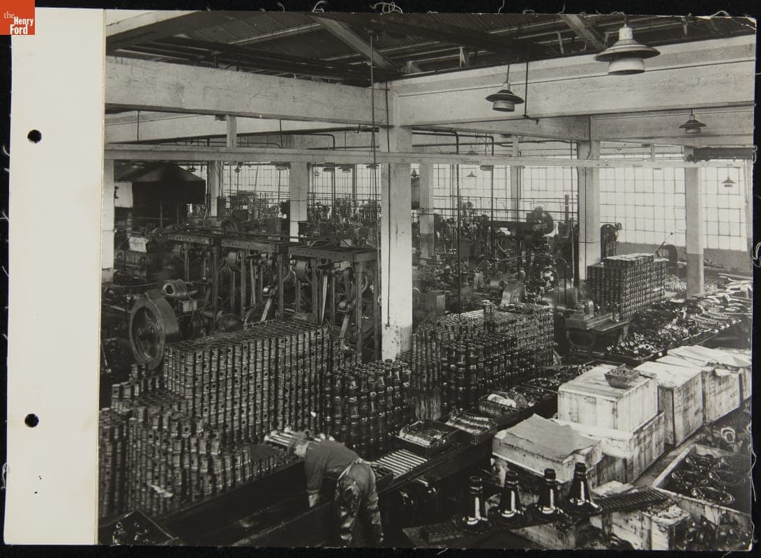 Oiling and Packing Parts for Shipping, Ford Plant at Cork, Ireland, March 1929