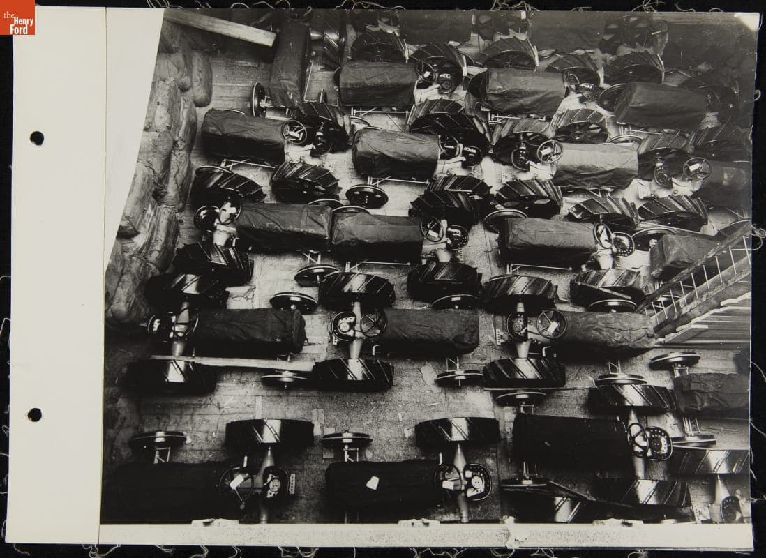 Fordson Tractors on Board SS Kerhonkson, Ford Plant at Cork, Ireland, May 1929