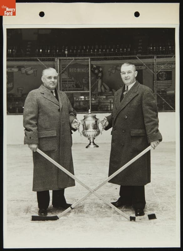 Holzbaugh Ford Hockey Team, Olympia Arena, Detroit, Michigan, March 30, 1936