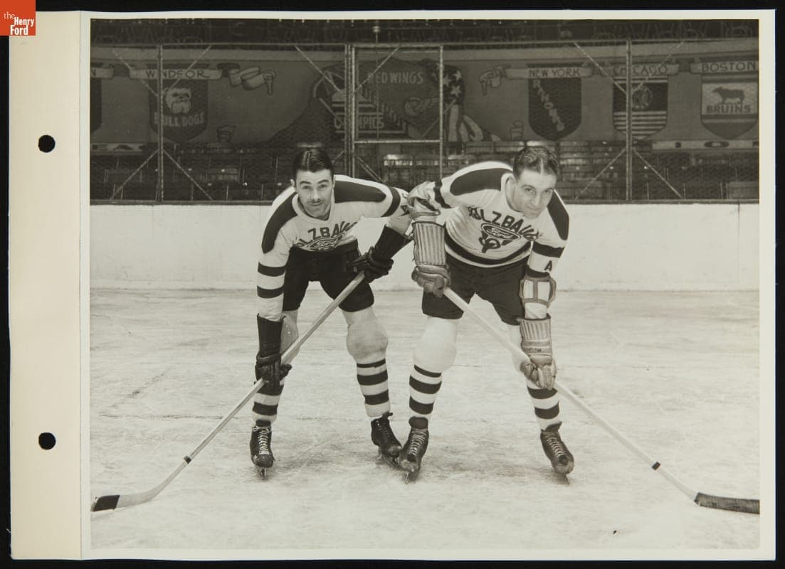 Holzbaugh Ford Hockey Team, Olympia Arena, Detroit, Michigan, March 30, 1936