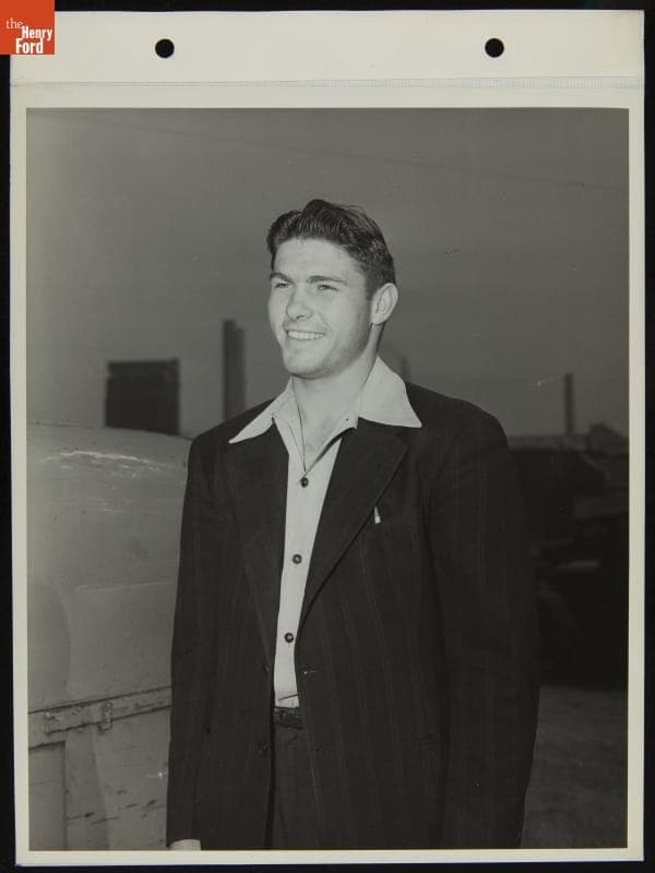 University of Michigan Football Captain Paul White, June 1943