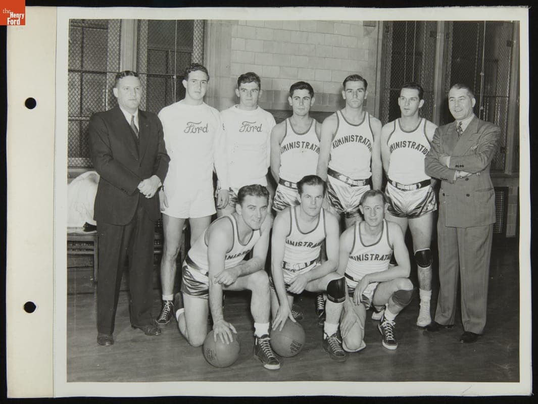 Ford Administration Basketball Team, December 1942