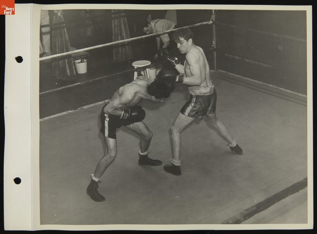 Boxing Match at Ford Rotunda, April 1943