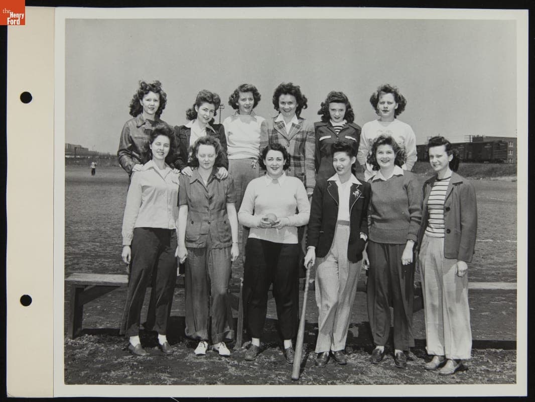 Ford Women's Softball Team, April 1944