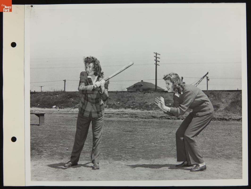 Ford Women's Softball Team, April 1944
